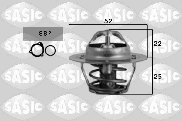 Thermostat, coolant