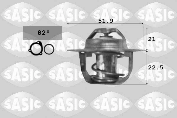 Thermostat, coolant