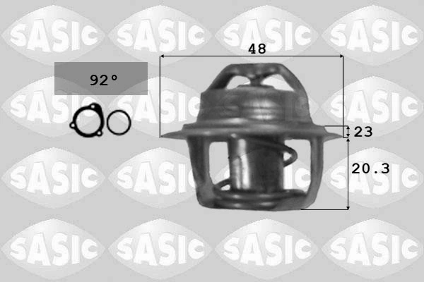 Thermostat, coolant