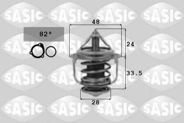 Thermostat, coolant