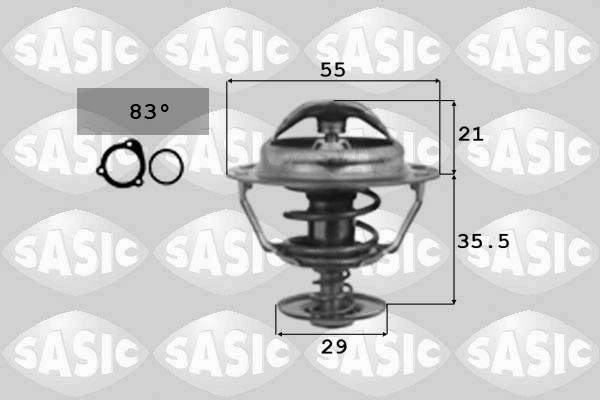 Thermostat, coolant