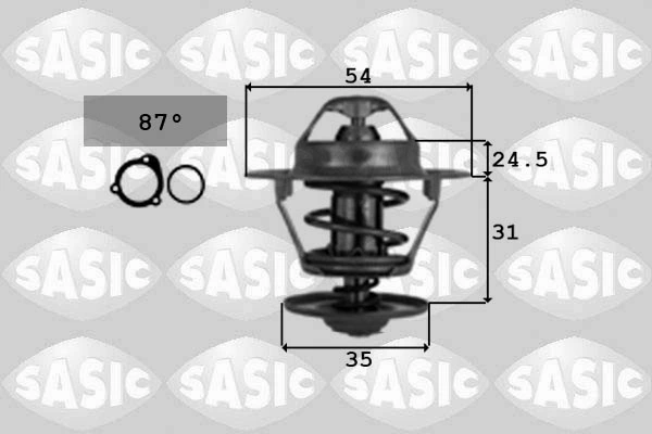 Thermostat, coolant