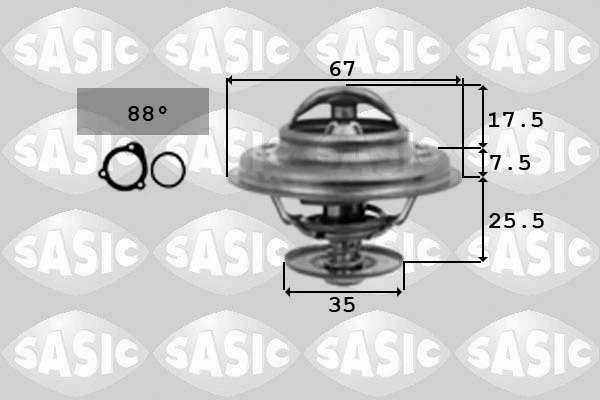 Thermostat, coolant