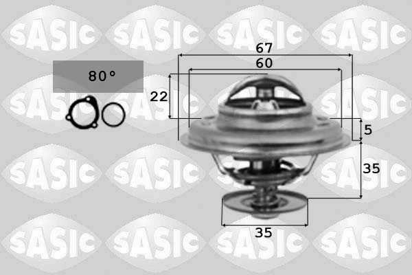 Thermostat, coolant