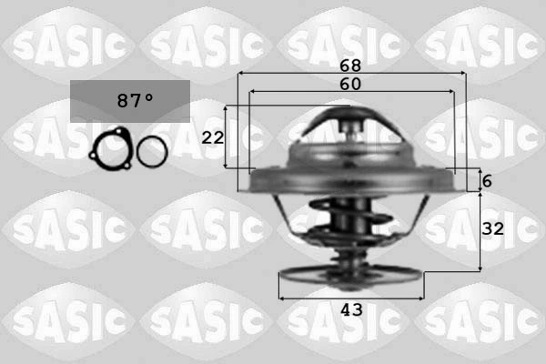 Thermostat, coolant