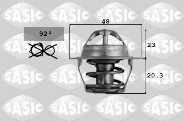 Thermostat, coolant