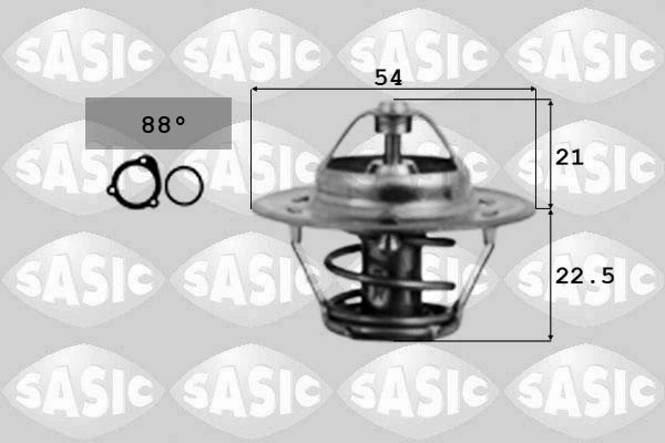 Thermostat, coolant