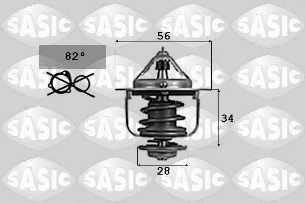 Thermostat, coolant