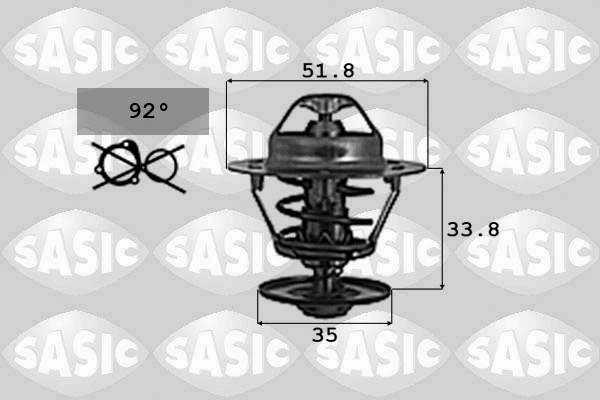 Thermostat, coolant