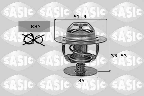 Thermostat, coolant