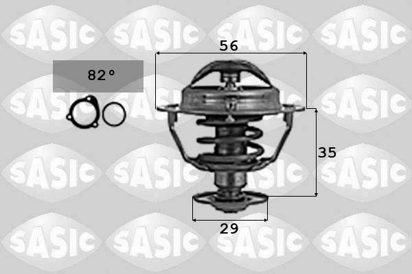 Thermostat, coolant