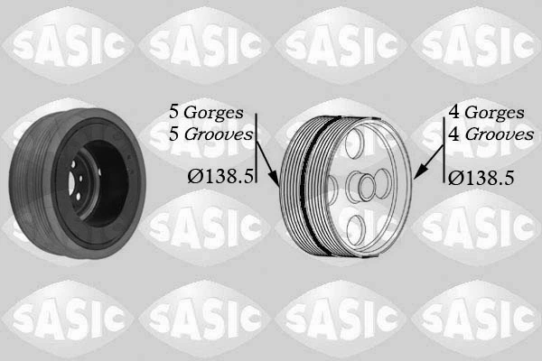 Belt Pulley, crankshaft