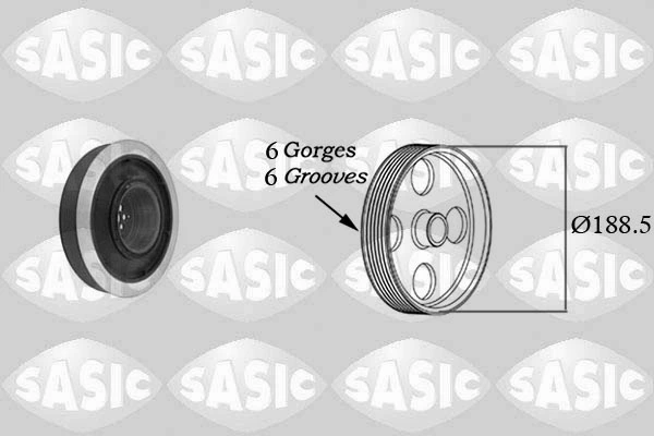 Belt Pulley, crankshaft