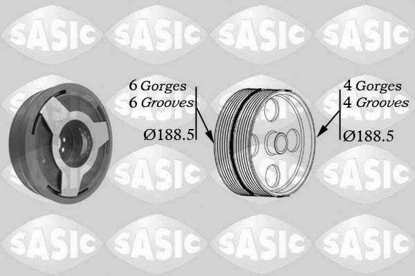 Belt Pulley, crankshaft