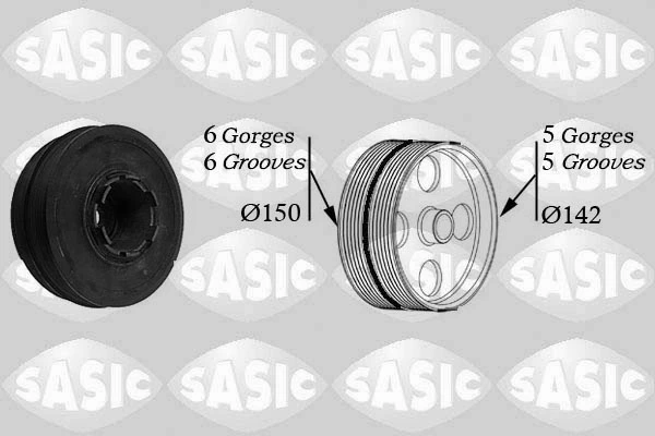 Belt Pulley, crankshaft