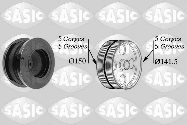Belt Pulley, crankshaft