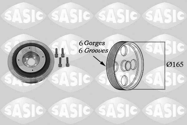 Belt Pulley, crankshaft