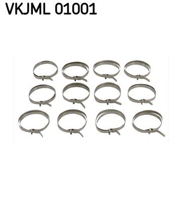 Assortment, clamping clips