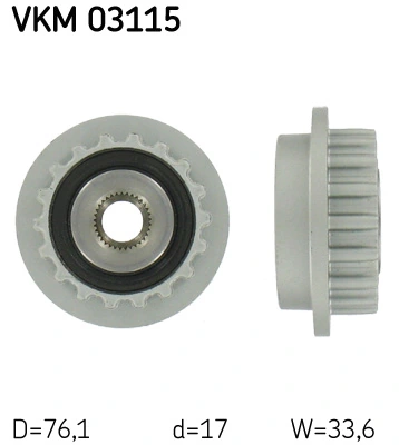 Alternator Freewheel Clutch