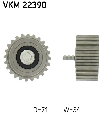 Deflection Pulley/Guide Pulley, timing belt