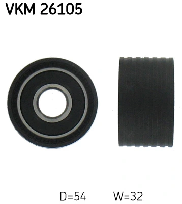 Deflection Pulley/Guide Pulley, timing belt