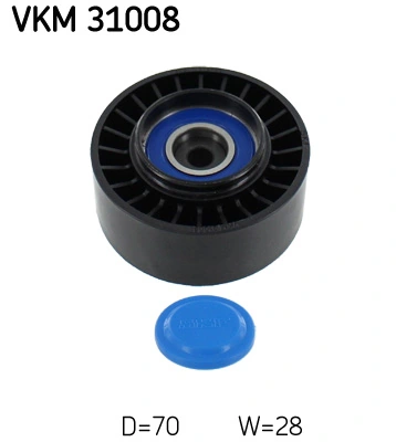 Deflection/Guide Pulley, V-ribbed belt