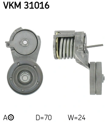 Belt Tensioner, V-ribbed belt