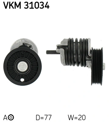 Belt Tensioner, V-ribbed belt