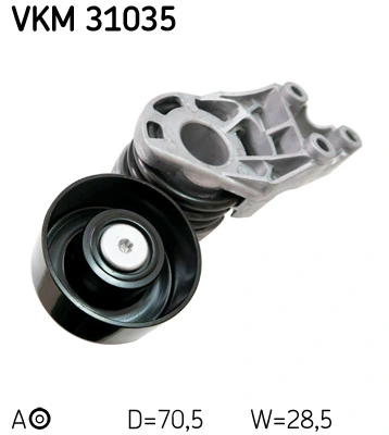 Belt Tensioner, V-ribbed belt