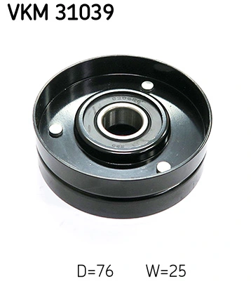 Deflection/Guide Pulley, V-ribbed belt