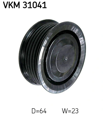 Deflection/Guide Pulley, V-ribbed belt