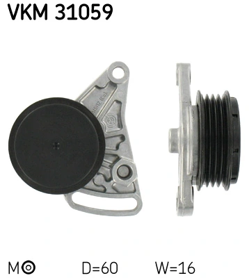Belt Tensioner, V-ribbed belt
