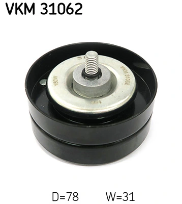 Deflection/Guide Pulley, V-ribbed belt