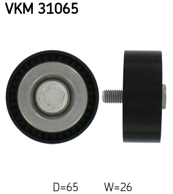 Deflection/Guide Pulley, V-ribbed belt