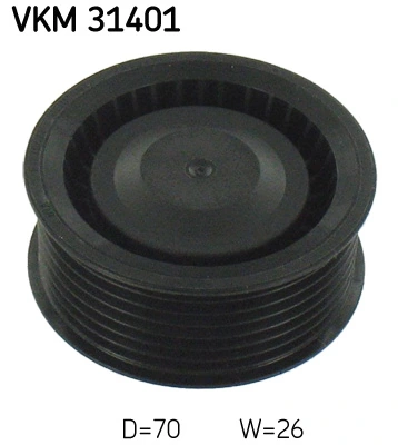 Deflection/Guide Pulley, V-ribbed belt