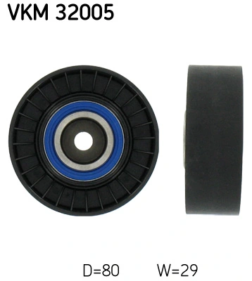 Deflection/Guide Pulley, V-ribbed belt