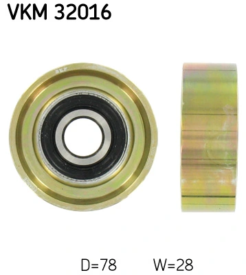 Deflection/Guide Pulley, V-ribbed belt