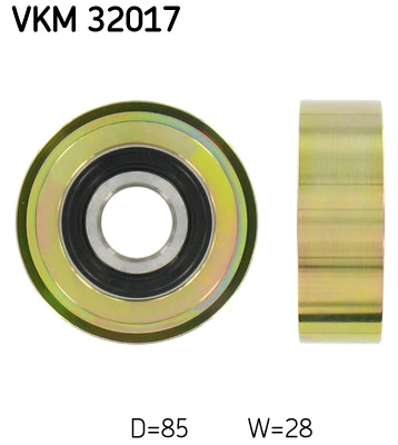 Deflection/Guide Pulley, V-ribbed belt