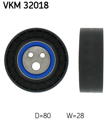 Deflection/Guide Pulley, V-ribbed belt