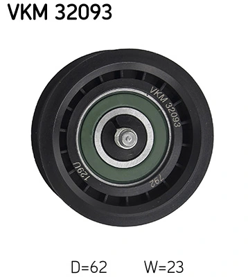 Deflection/Guide Pulley, V-ribbed belt
