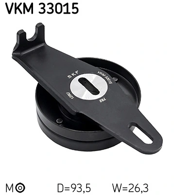 Deflection/Guide Pulley, V-ribbed belt
