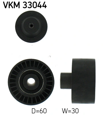 Deflection/Guide Pulley, V-ribbed belt