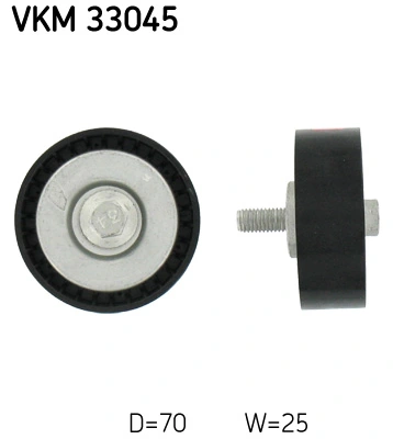 Deflection/Guide Pulley, V-ribbed belt
