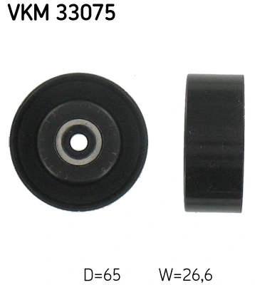 Deflection/Guide Pulley, V-ribbed belt