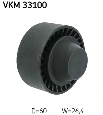 Deflection/Guide Pulley, V-ribbed belt