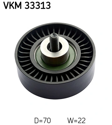 Deflection/Guide Pulley, V-ribbed belt