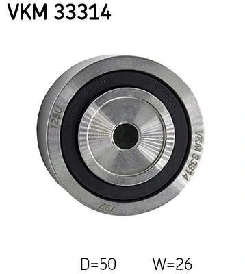 Deflection/Guide Pulley, V-ribbed belt