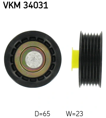 Deflection/Guide Pulley, V-ribbed belt