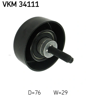 Deflection/Guide Pulley, V-ribbed belt