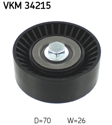 Deflection/Guide Pulley, V-ribbed belt